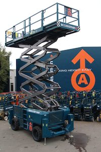 18 Metre Rough Terrain Scissor Lifts - Accessman Group Making Height Easy