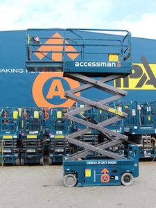 6 Metre Electric Scissor Lifts - Accessman Group Making Height Easy