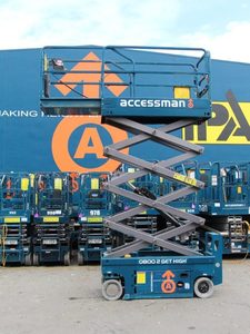 Products: 6 Metre Electric Scissor Lifts - Accessman Group Making Height Easy