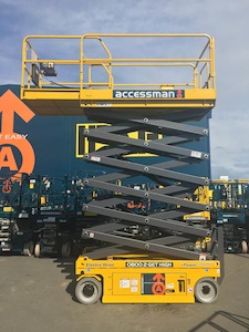 12 Metre Electric Scissor Lift Accessman Group Making Height Easy