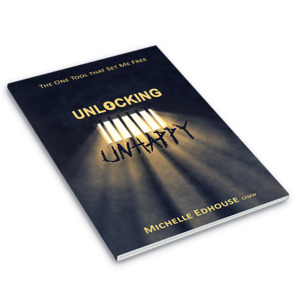 Products: Unlocking Unhappy book – Softcover Access You