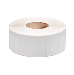 Labels 40mm x 25mm Gloss White 1500 per roll Accurate Labelling