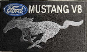 Motor Bike Patches: Mustang V8 Patch