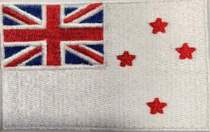 New Zealand Flag Patches: Flag Patch of NZ - White Ensign