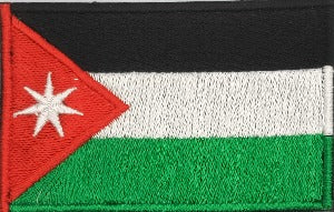 World Flags Flags Of Africa: Jordan Flag Patch