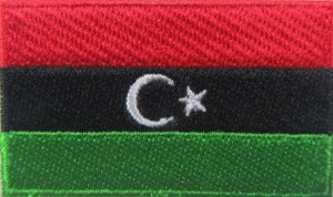 World Flags Flags Of Africa: Libya Flag Patch