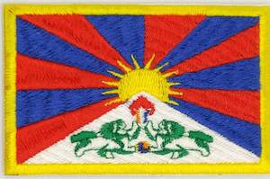World Flags Flags Of Asia: Tibet Flag Patch