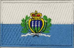 World Flags Flags Of Europe: San Marino Flag Patch