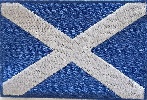 World Flags Flags Of Europe: Scotland Flag Patch