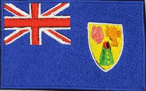 World Flags Flags Of South America: Turks & Caicos Flag Patch