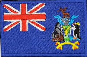 World Flags Flags Of South America: South Georgia & South Sandwich Islands Flag Patch