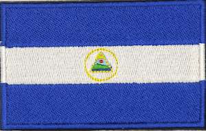 World Flags Flags Of South America: Nicaragua Flag Patch