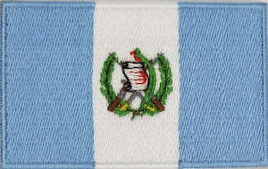 World Flags Flags Of South America: Guatamala Flag Patch