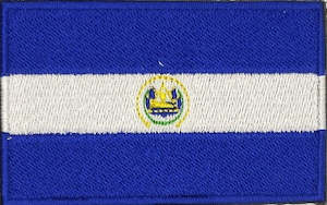World Flags Flags Of South America: El Salvador Flag Patch