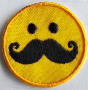 Emoji Patches: Movember Face