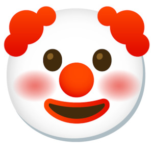 Emoji Patches: Clown Face