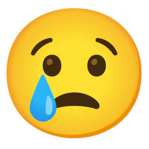Emoji Patches: Crying Face