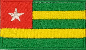 Togo Flag Patch