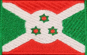 World Flags Sub Saharan Africa: Burundi Flag Patch