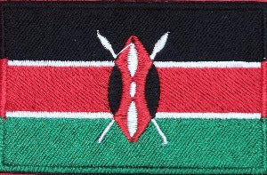 World Flags Sub Saharan Africa: Kenya Flag Patch