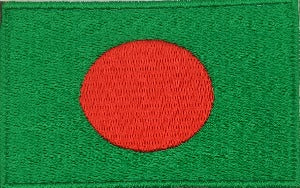 World Flags Flags Of South Asia: Bangladesh Flag Patch
