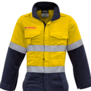 Orange Flame HRC 2 Hoop Taped Spliced Overall MENS ZC525