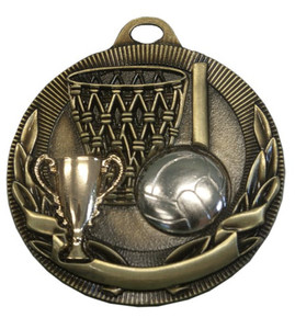 Netball 3D Medals Ace Engravers