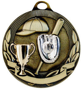 Softball 3D Medals – 50/60mm Ace Engravers
