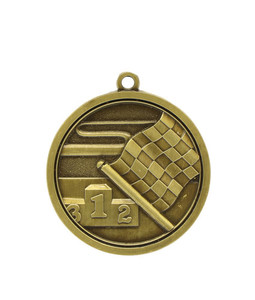 Products: Flag - Gold Medal 4.5cm Dia Ace Engravers