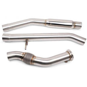 VRSF Down Pipe & Mid Pipe Combo Upgrade for 2008 – 2013 BMW X5D & X6D E70/E71 M57