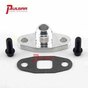 Oil Fittings Lines: Oil Drain Flange Install Kit for Precision Turbo T4 T67 T72 T76 T78