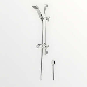 Walkin Shower: Aquatia Adjustable Shower Raiser Rail with Multi Function Handset