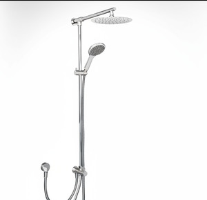 Walkin Shower: Aquatica Renova Twin Hose Chrome
