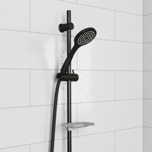 Aquatica Goccia Black Single Spray Handshower Set
