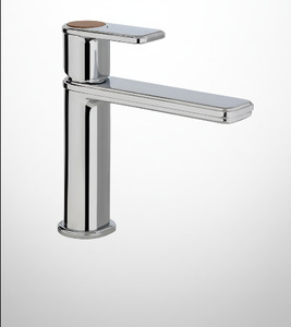 Aquatica Essences Basin Mixer - Wood Cover Cap