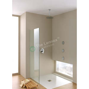Shower Glass - Stream Series Side Panel Size from 800mm