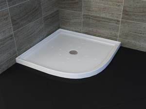 Shower Tray: Shower Tray - Round Series Center / Corner Hole Option