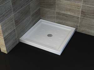 Shower Tray: Shower Tray - Square Series Center / Corner Hole Option