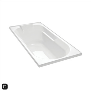Freestanding Bath Tub: Englefield Sorrento II Rectangular Bath 1520/1670mm