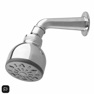 Bath Screen: Methven Echo Shower Rose (chrome graphite)