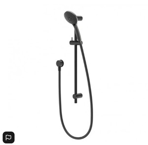 Bath Screen: METHVEN WAIPORI SATINJET SHOWER SLIDE BLACK