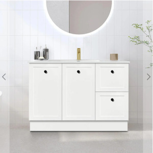 Vanity - Jess Series White - 100% Water Proof