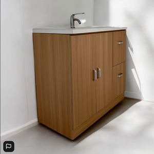 Freestanding Vanity: Vanity - Misty Series T700F/900/1200 Wooden Color - 100% Water Proof