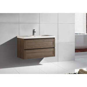 Wall Hung Vanities: Vanity - Vela Series 1200 White Acrylic Basin With Double Drawers
