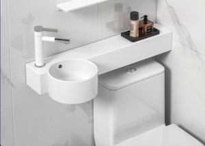 Ceramic Washbasin White Bathroom Sink 700mm