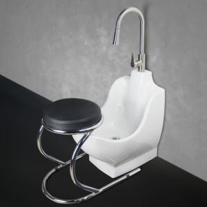 Moslem Wudu Hand Foot Wash Basin