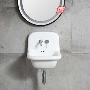 CERAMIC MOUNTED SMALL SINK WB425