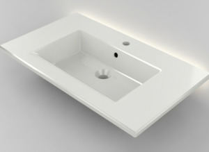 Ceramic Josefine (white) 900x500 Basin