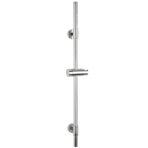 Shower Slide Rose: Slim Shower Rail Chrome - 660mm