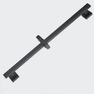 Shower Slide Rose: Shower Slider Bar  - 1071 Black/Chrome